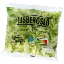 Gesneden ijsbergsla naturel